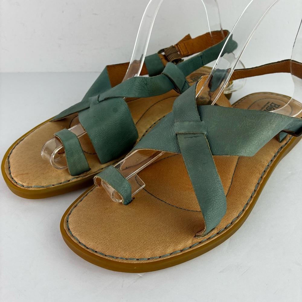 Born Inya Leather Toe Loop Sandals - image 2